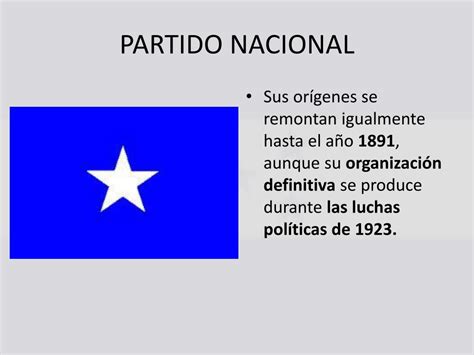 historia del partido nacional de honduras